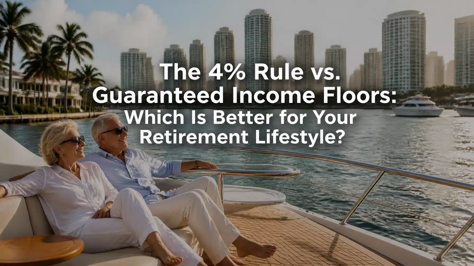 Retirement Income Strategy for High Net Worth Families in Weston, FL: The 4% Rule vs. Guaranteed Income Floors
